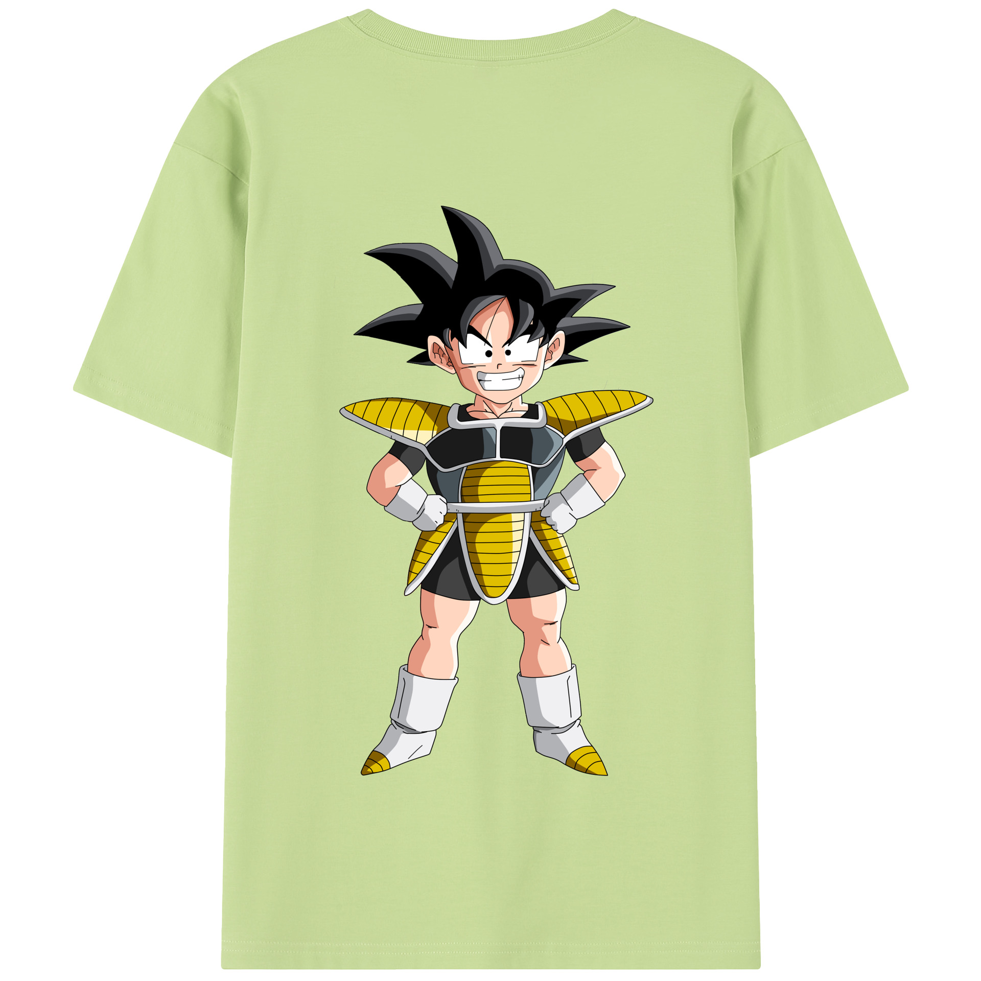 （画像用） ドラゴンボール 孫悟空（そん ごくう）Son Goku カカロット DRAGON BALL Kakarotto 綿100％半袖Tシャツ（背面プリント）